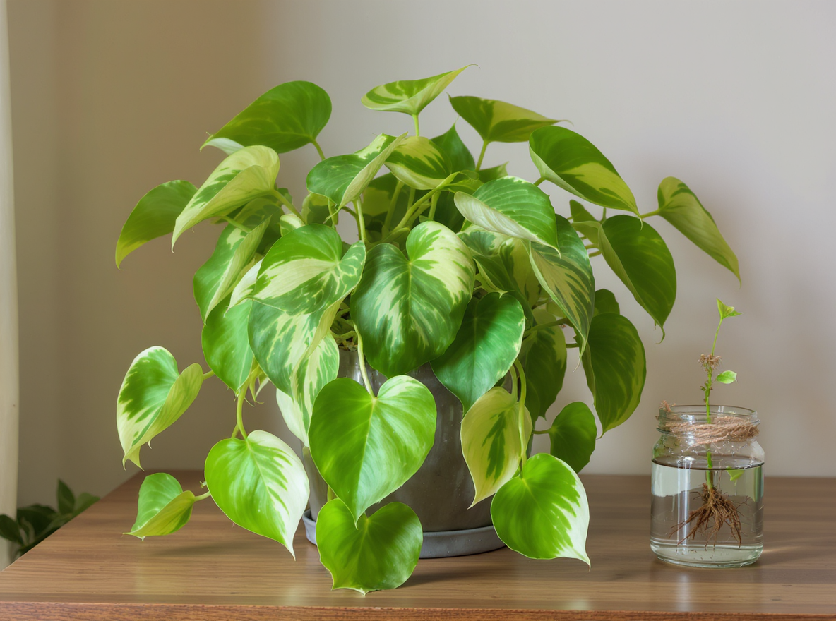 گیاه پتوس: راهنمای جامع نگهداری و تکثیر برای خانه‌ی سبز شما