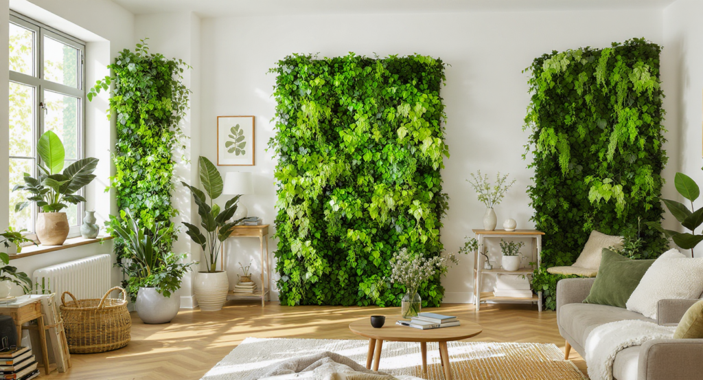 ۹ ایده‌ی خلاقانه با گل مصنوعی دیواری؛ دیوار خونه رو بدون آبیاری سبز کنید