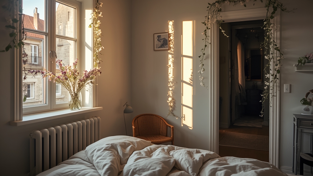 ۸ ایده تزئین با گل مصنوعی ریسه‌ای برای فضاهای کوچک