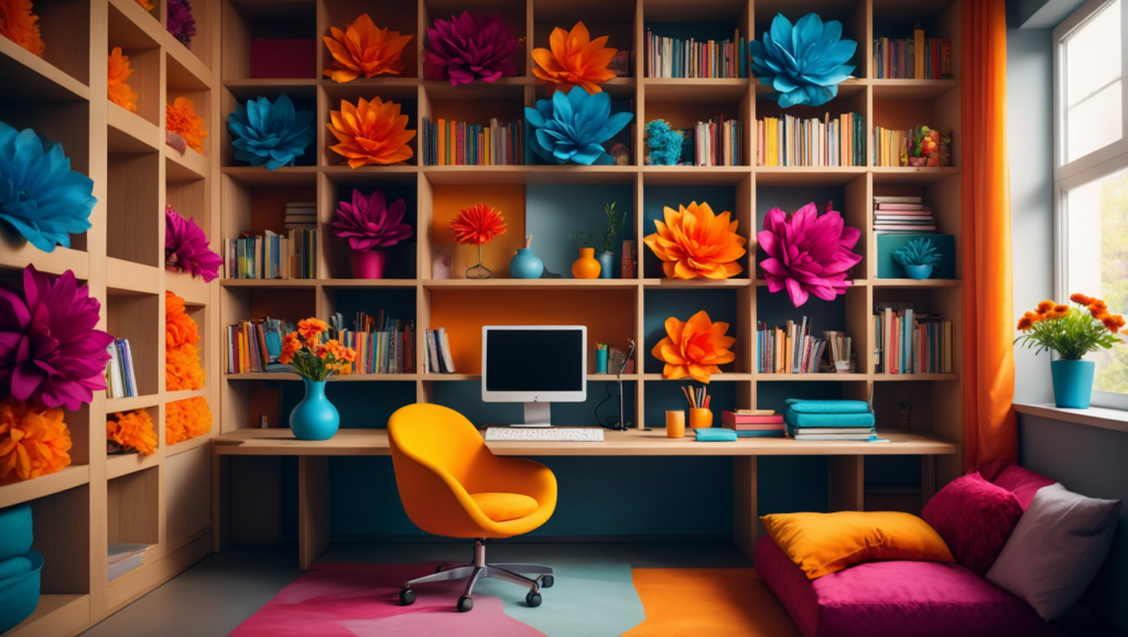 گل مصنوعی برای دکوراسیون اتاق نوجوان: ۱۰ ایده‌ی مدرن و پرانرژی