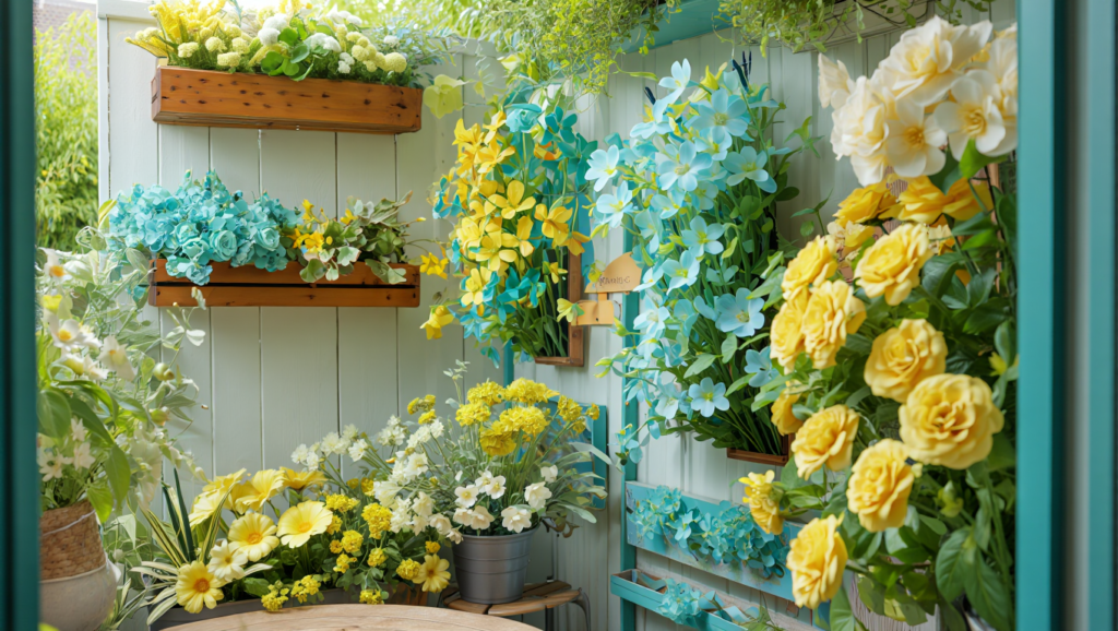 گل مصنوعی برای دکوراسیون باغچه: ۱۰ ایده‌ی زیبا و بادوام